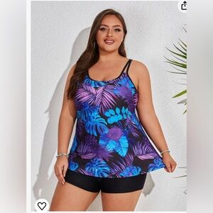 Hanna Nikole plus size tankini top